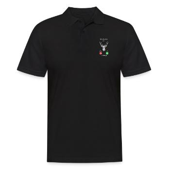 Hobby hunting calls must go - gift - Men's Polo Shirt - black - Front - Kai (181cm)