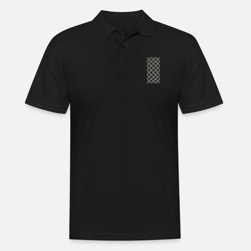 schlichter Look - Männer Poloshirt - Schwarz