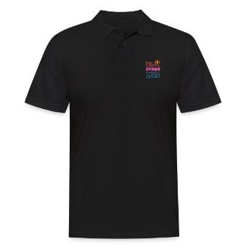 Geschenk für Athur - Männer Poloshirt - Schwarz - Vorne - Kai (181cm)