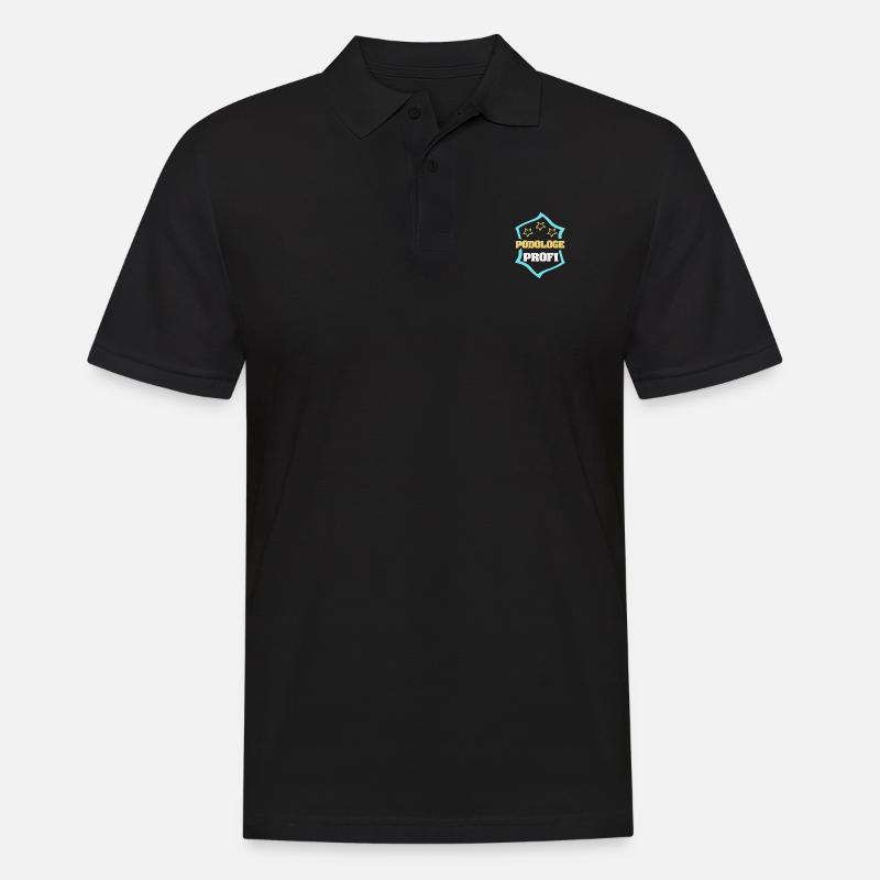 Beruf Podologe - Männer Poloshirt - Schwarz