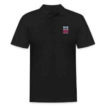 Witziges Scheidungsgeschenk Sarkastische Scheidung - Männer Poloshirt - Schwarz - Vorne - Kai (181cm)