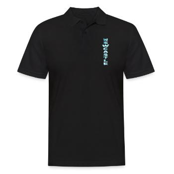 Newcastle Angleterre UK City Font Skyline Accueil - Polo Homme - noir - Devant - Kai (181cm)