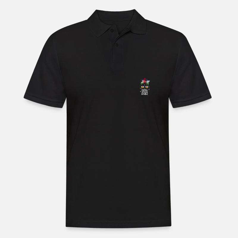 République centrafricaine - Polo Homme - noir