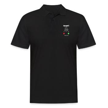 Orienteer Runner Running Orienteering Is Calling - Men's Polo Shirt - black - Front - Kai (181cm)