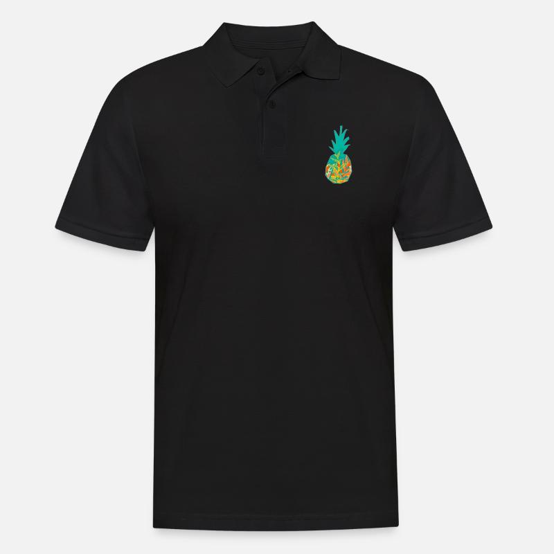 Design moderne de l’ananas - Polo Homme - noir