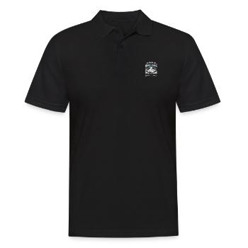 Von Diesel schrumpft der Bizeps - Männer Poloshirt - Schwarz - Vorne - Kai (181cm)