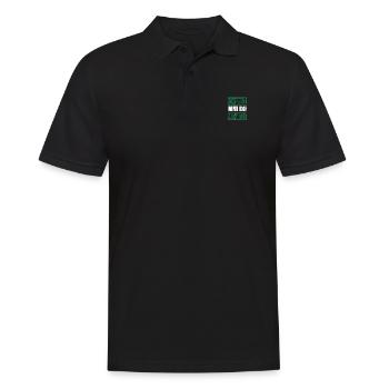 Ich spiele immer noch mit Autos - Männer Poloshirt - Schwarz - Vorne - Kai (181cm)