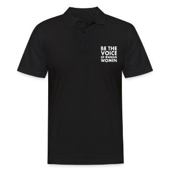 Be the voice of iranian women iran - Men's Polo Shirt - black - Front - Kai (181cm)