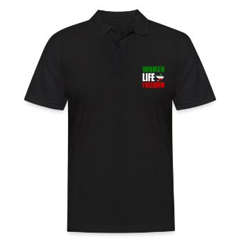 Women life freedom - Polo Homme - noir - Devant - Kai (181cm)