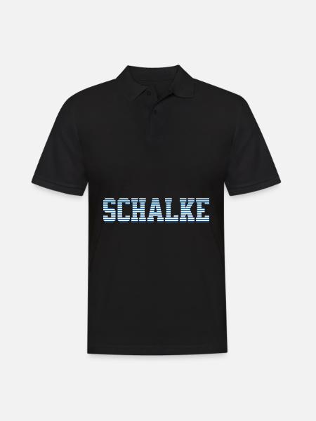 Schalke - Männer Poloshirt - Schwarz