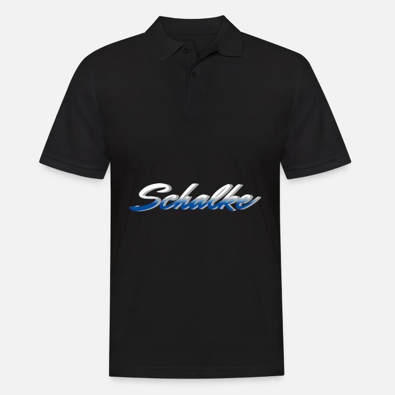 Schalke - Männer Poloshirt - Schwarz