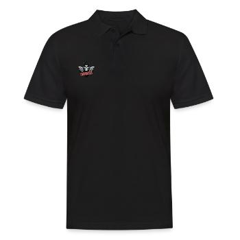 Crâne de gangster - Polo Homme - noir - Devant - Kai (181cm)