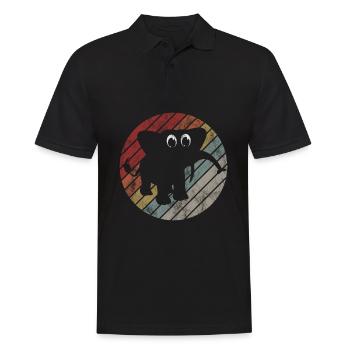 Eléphant éléphant pour enfants - Polo Homme - noir - Devant - Kai (181cm)