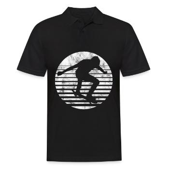 Skateboarder Skateboard Skater Skate Skateing - Polo Homme - noir - Devant - Kai (181cm)