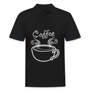 Café - café - Polo Homme - noir - Devant - Kai (181cm)