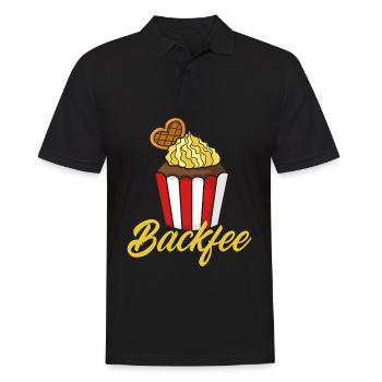 Fée de la boulangerie Drôle Boulanger Boulanger Boulanger Cadeau - Polo Homme - noir - Devant - Kai (181cm)