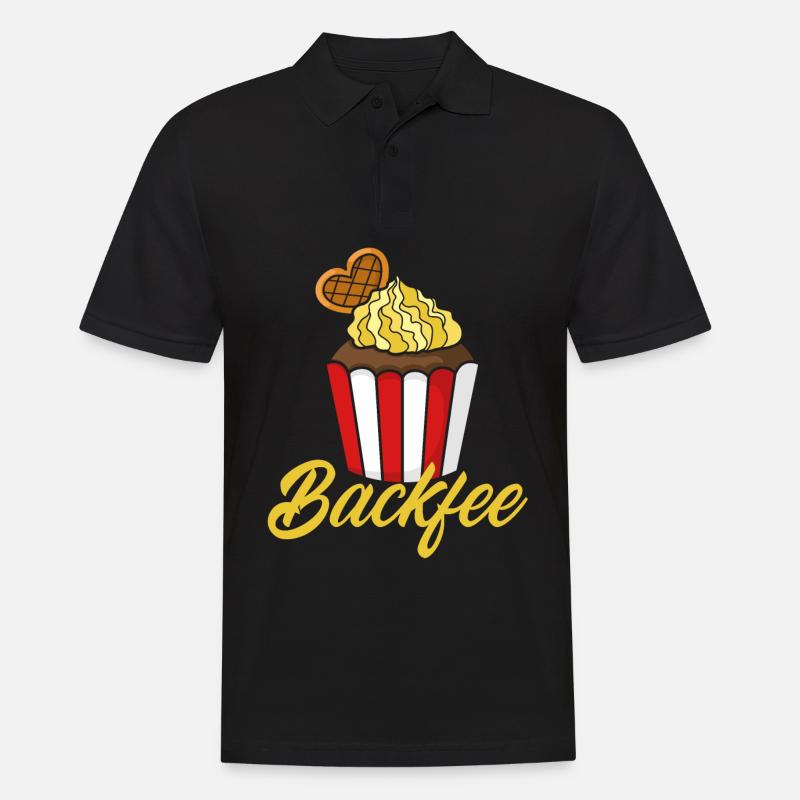 Backfee Lustiges Backen Bäckerin Bäcker Geschenk - Männer Poloshirt - Schwarz