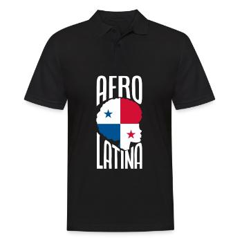 Lustiges Panama Panamaer Panamaerin Geschenk - Männer Poloshirt - Schwarz - Vorne - Kai (181cm)