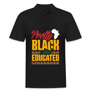 Mélanine Afro-Américaine Femme Afro-Américaine - Polo Homme - noir - Devant - Kai (181cm)