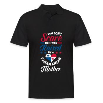 Lustiges Panama Panamaer Panamaerin Geschenk - Männer Poloshirt - Schwarz - Vorne - Kai (181cm)