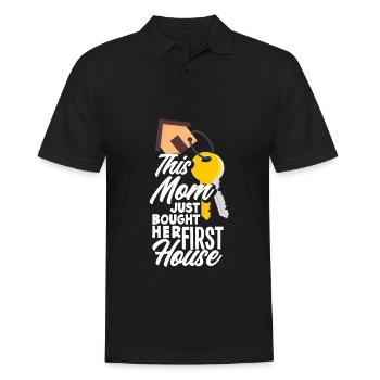 Homeowner Home Purchase Gift - Men's Polo Shirt - black - Front - Kai (181cm)