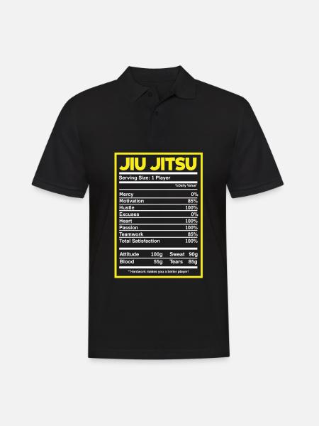 Jiu Jitsu Jiu Jitsu Jiu Jitsu - Herre poloshirt - sort