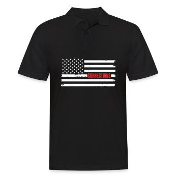 Gardiens de prison Agents pénitentiaires - Polo Homme - noir - Devant - Kai (181cm)