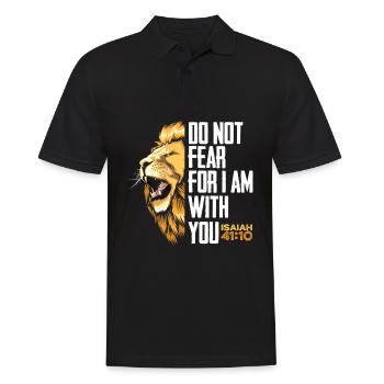 Jésus-Christ-Christ Religion Religieuse - Polo Homme - noir - Devant - Kai (181cm)