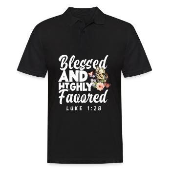 Jésus-Christ-Christ Religion Religieuse - Polo Homme - noir - Devant - Kai (181cm)
