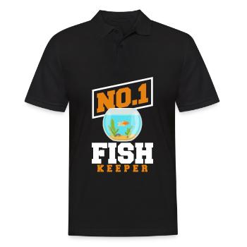Drôle Aquarist Aquarist Aquarium Cadeau - Polo Homme - noir - Devant - Kai (181cm)