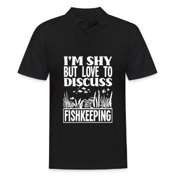Drôle Aquarist Aquarist Aquarium Cadeau - Polo Homme - noir - Devant - Kai (181cm)