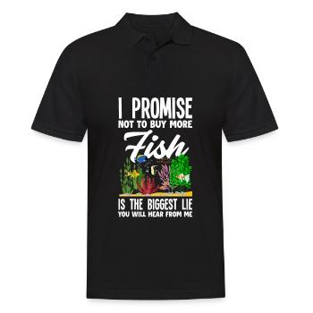 Funny Aquarist Aquarist Aquarium Gift - Men's Polo Shirt - black - Front - Kai (181cm)