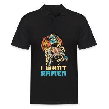 I Like Ramen Halloween Funny Ramen - Men's Polo Shirt - black - Front - Kai (181cm)