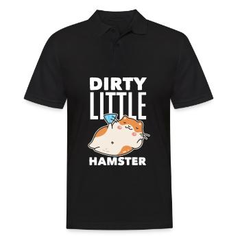 Drôle de cadeau de hamster - Polo Homme - noir - Devant - Kai (181cm)