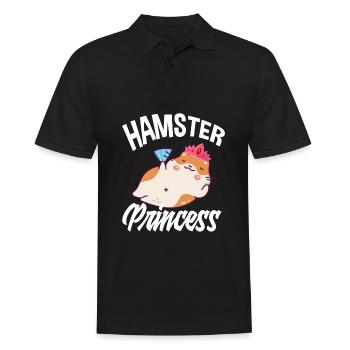 Drôle de cadeau de hamster - Polo Homme - noir - Devant - Kai (181cm)