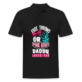 Le genre rose ou bleu révèle Baby Party Papa - Polo Homme - noir - Devant - Kai (181cm)