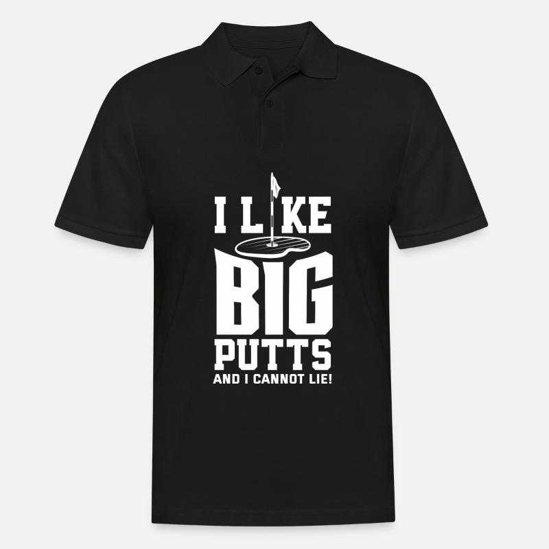 Fun Golf Golf Golfer Gift - Men's Polo Shirt - black