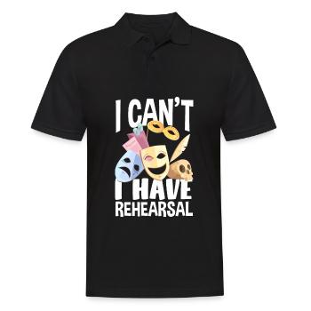 Lustiges Schauspieler Schauspielerin Geschenk - Männer Poloshirt - Schwarz - Vorne - Kai (181cm)