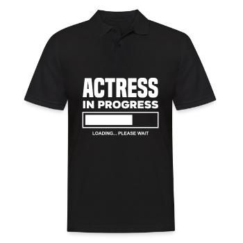 Drôle d’acteur Actrice Cadeau - Polo Homme - noir - Devant - Kai (181cm)