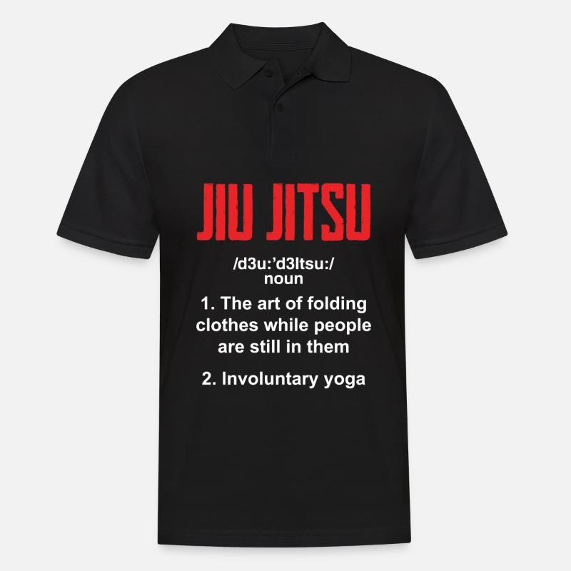 Jiu Jitsu Jiu Jitsu Jiu Jitsu - Herre poloshirt - sort