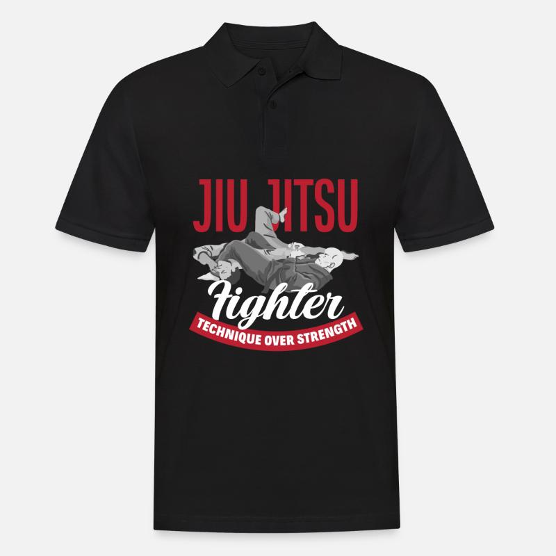 Jiu Jitsu Jiu Jitsu Jiu Jitsu - Herre poloshirt - sort