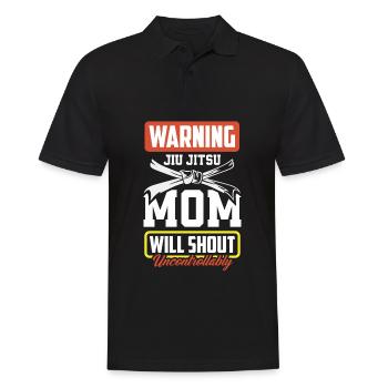 Jiu Jitsu Jiu Jitsu Jiu Jitsu - Männer Poloshirt - Schwarz - Vorne - Kai (181cm)