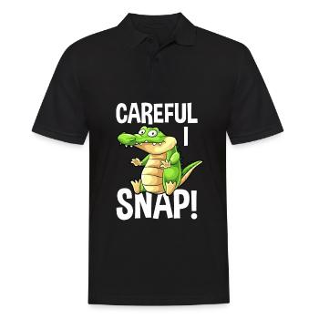Alligator Alligator Crocodile Crocodile - Polo Homme - noir - Devant - Kai (181cm)