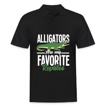 Alligator Alligator Crocodile Crocodile - Polo Homme - noir - Devant - Kai (181cm)