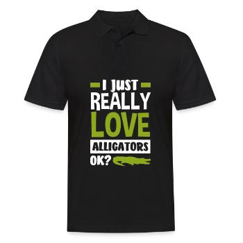 Alligator Alligator Crocodile Crocodile - Polo Homme - noir - Devant - Kai (181cm)