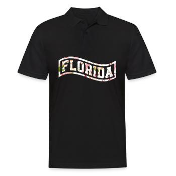 Florida - Men's Polo Shirt - black - Front - Kai (181cm)