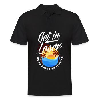 Florida - Men's Polo Shirt - black - Front - Kai (181cm)