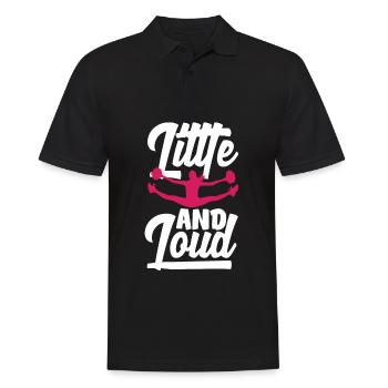 Lustiges Cheerleader Cheerleading Geschenk - Männer Poloshirt - Schwarz - Vorne - Kai (181cm)