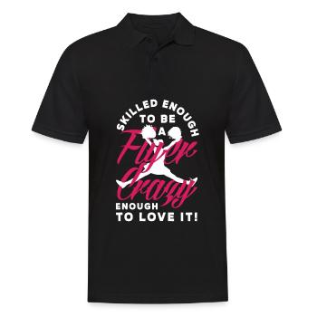 Drôle de pom-pom girl Cheerleading Cadeau - Polo Homme - noir - Devant - Kai (181cm)