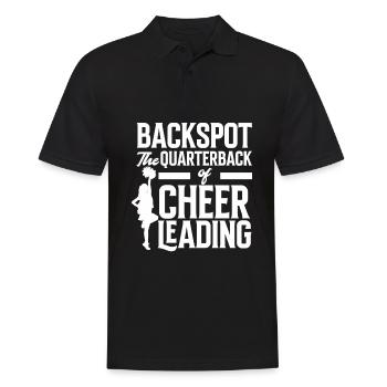 Drôle de pom-pom girl Cheerleading Cadeau - Polo Homme - noir - Devant - Kai (181cm)